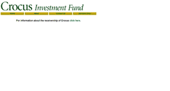 Desktop Screenshot of crocusfund.com